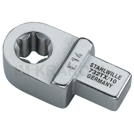 732TX/10 E 14 - Końcówka wtykowa oczkowa TORX E14 9x12 mm 732TX/10 E 14 - Końcówka wtykowa oczkowa TORX E14 9x12 mm