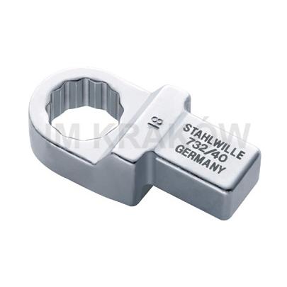 732/40 36 - Końcówka wtykowa oczkowa 14x18mm, 36mm 