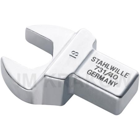 731/40 34 - Końcówka płaska wtykowa 14x18mm, 34mm 