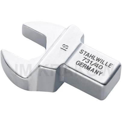 731/40 34 - Końcówka płaska wtykowa 14x18mm, 34mm 