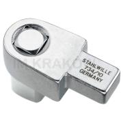 734/20 - Końcówka wtykowa z czopem kwadratowym 1/2" 14x18 mm