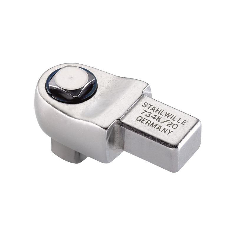 734K/20 - Końcówka wtykowa z czopem kwadr. 1/2" uchwyt 14x18 mm do kalibracji Kluczy 734K/20 - Końcówka wtykowa z czopem kwadr. 1/2" uchwyt 14x18 mm do kalibracji Kluczy