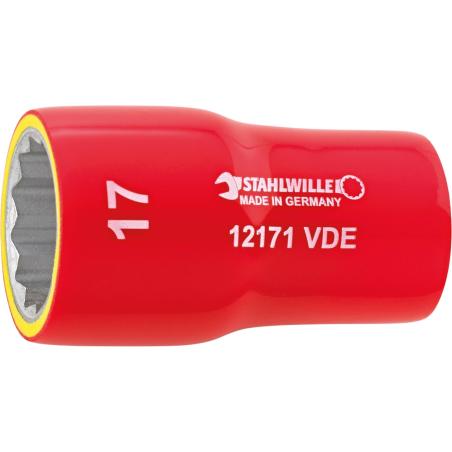 12171 VDE-9 - Nasadka 3/8" izolowana VDE, 12-kątna, krótka, metryczna, 9 mm 12171 VDE-9 - Nasadka 3/8" izolowana VDE, 12-kątna, krótka, metryczna, 9 mm