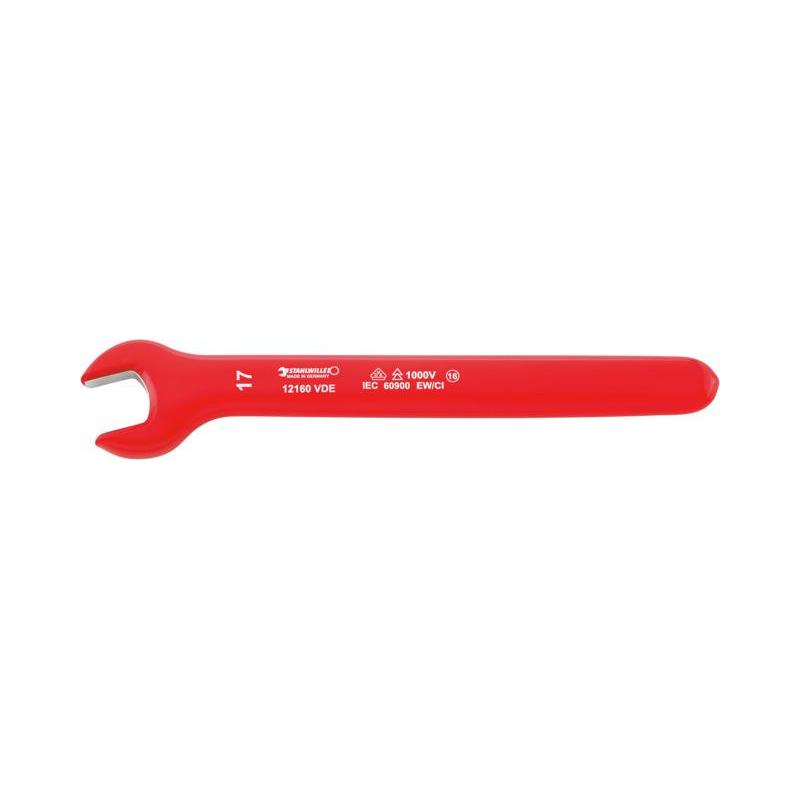 12160 VDE-10 - Klucz płaski izolowany VDE pojedynczy, 10 mm 12160 VDE-10 - Klucz płaski izolowany VDE pojedynczy, 10 mm