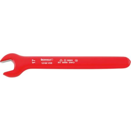 12160 VDE-10 - Klucz płaski izolowany VDE pojedynczy, 10 mm 12160 VDE-10 - Klucz płaski izolowany VDE pojedynczy, 10 mm