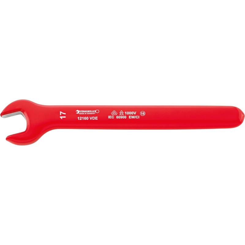 12160 VDE-14 - Klucz płaski izolowany VDE pojedynczy, 14 mm 12160 VDE-14 - Klucz płaski izolowany VDE pojedynczy, 14 mm