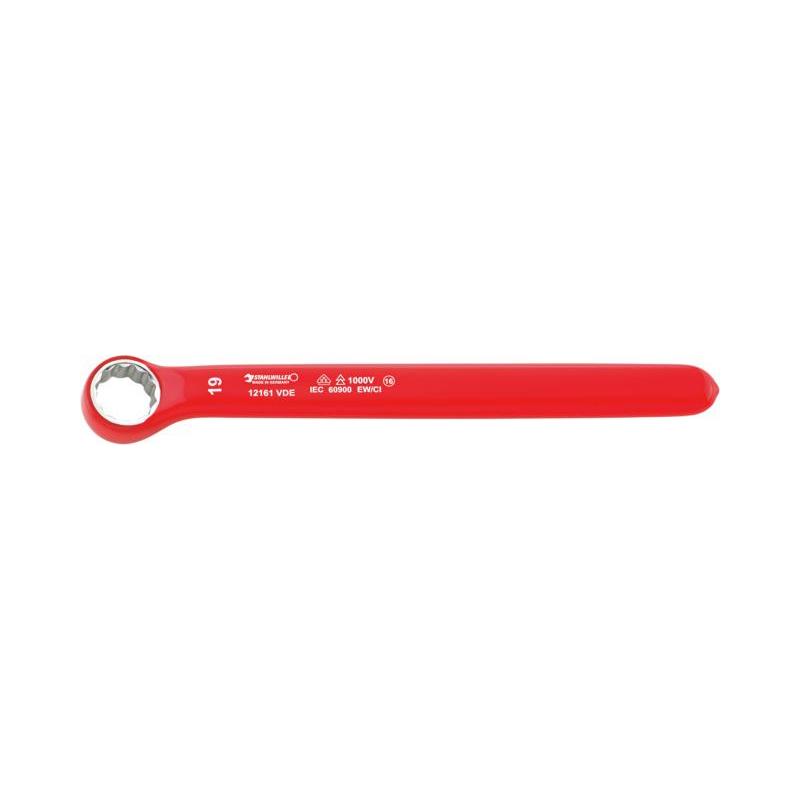 12161 VDE-10 - Klucz oczkowy izolowany VDE pojedynczy, 10 mm 12161 VDE-10 - Klucz oczkowy izolowany VDE pojedynczy, 10 mm