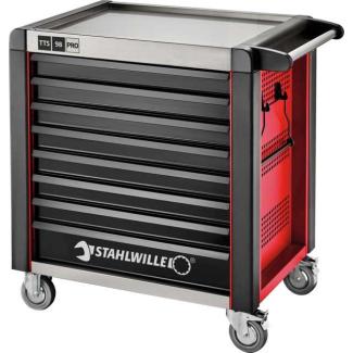 98/8 R PRO - Wózek warsztatowy TTS 98 PRO, 8 szuflad, 6 modułów na szufladę, czerwony