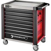 98/8 R PRO - Wózek warsztatowy TTS 98 PRO, 8 szuflad, 6 modułów na szufladę, czerwony