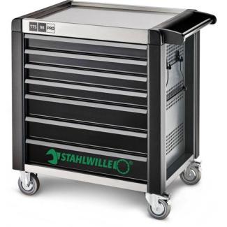 98/7 A PRO - Wózek warsztatowy TTS 98 PRO, 7 szuflad, 6 modułów na szufladę, antracytowy