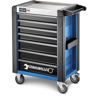 95/7 B PRO - Wózek warsztatowy TTS 95 PRO, 7 szuflad, 3 moduły na szufladę, niebieski