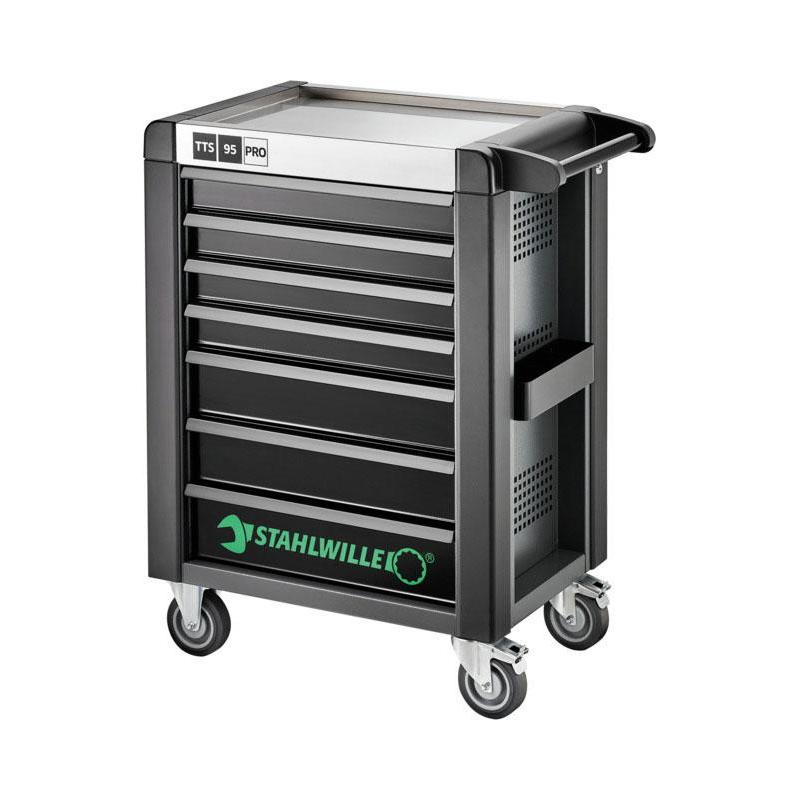 95/7 A PRO - Wózek warsztatowy TTS 95 PRO, 7 szuflad, 3 moduły na szufladę, antracytowy
