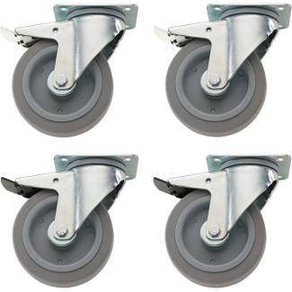 R 95/98S - Zestaw kół: 4 ruchome, do wózków warsztatowych WB620, 95, 95VA, 98VA
