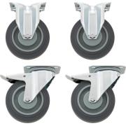 R 95 - Zestaw kół: 2 ruchome i 2 nieruchome, do wózków warsztatowych WB620, 95, 95VA