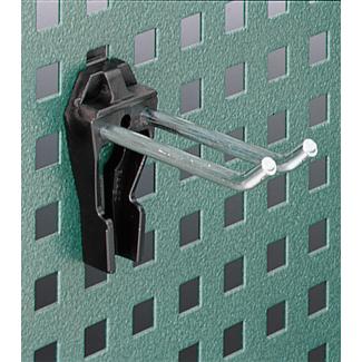 8032/2 - Hak podwójny prosty 60 mm, do tablicy 8002, stołu warsztatowego WB620 i wózków warsztatowych 95, 95VA, 98VA