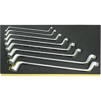 TCS 20/8, 6x7-19x22 mm - Moduł kluczy oczkowych głębokoodsadzonych, 6x7 - 19x22 mm (8 szt.), wkładka piankowa