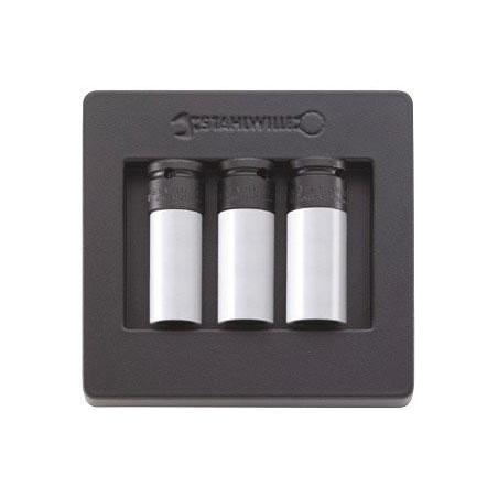 ES 2309K/3 - Moduł nasadek do kół 1/2", 17 - 21 mm (3 szt.), wkładka plastikowa ES 2309K/3 - Moduł nasadek do kół 1/2", 17 - 21 mm (3 szt.), wkładka plastikowa