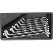 ES 20/8, 6x7-19x22 mm - Moduł kluczy oczkowych głębokoodsadzonych, 6x7 - 19x22 mm (8 szt.), wkładka plastikowa