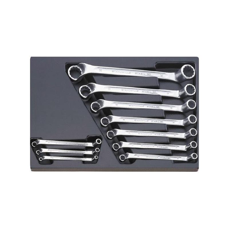 ES 20/10, 6x7-30x32 mm - Moduł kluczy oczkowych głębokoodsadzonych, 6x7 - 30x32 mm (10 szt.), wkładka plastikowa ES 20/10, 6x7-30x32 mm - Moduł kluczy oczkowych głębokoodsadzonych, 6x7 - 30x32 mm (10 szt.), wkładka plastikowa