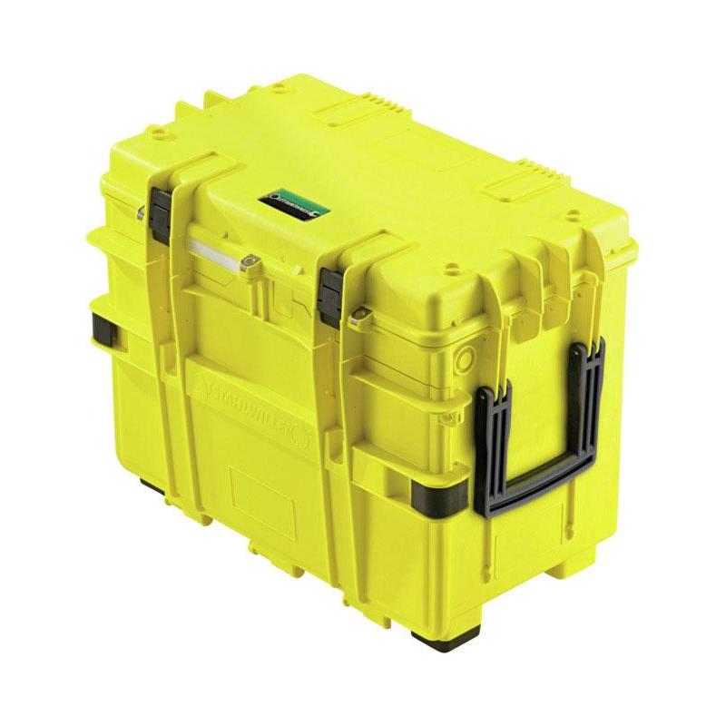 13217 LGE - Skrzynia narzędziowa na kółkach, 5 szuflad, ładowność 60 kg, żółta