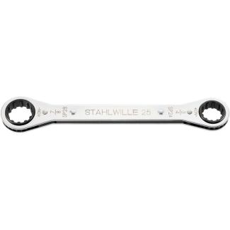 25ASP 16 X 18 - Klucz oczkowy grzechotkowy, profil Spline, 1/2" x 9/16"