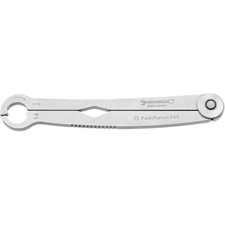 240 14-9/16 - Klucz oczkowo-otwarty szybki FastRatch do nakrętek, 14 mm, 9/16" 240 14-9/16 - Klucz oczkowo-otwarty szybki FastRatch do nakrętek, 14 mm, 9/16"