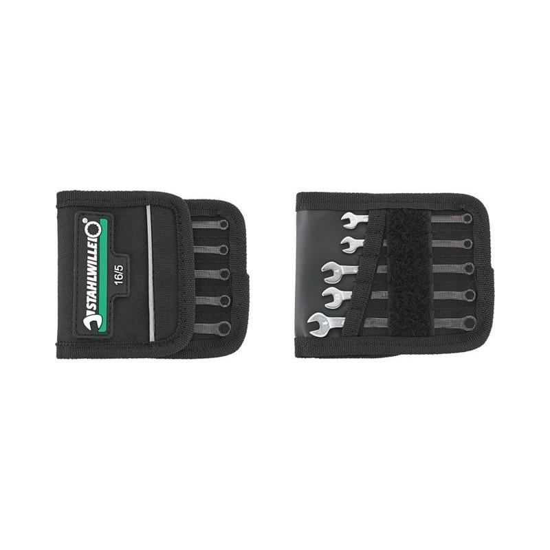 16/5 - Zestaw kluczy oczkowo-płaskich OPEN-BOX, 3,2 - 5 mm (5 szt.)