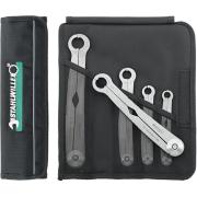 240/5 - Zestaw kluczy oczkowo-otwartych szybkich FastRatch do nakrętek, 10 - 19 mm (5 szt.)