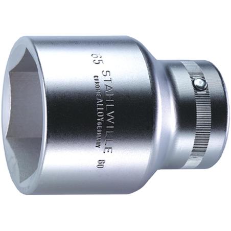 60 75 - Nasadka 1" 6-kątna, krótka, metryczna, 75 mm