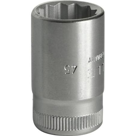 45 13 - Nasadka 3/8" 12-kątna, krótka, metryczna, 13 mm 45 13 - Nasadka 3/8" 12-kątna, krótka, metryczna, 13 mm