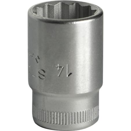45 14 - Nasadka 3/8" 12-kątna, krótka, metryczna, 14 mm 45 14 - Nasadka 3/8" 12-kątna, krótka, metryczna, 14 mm