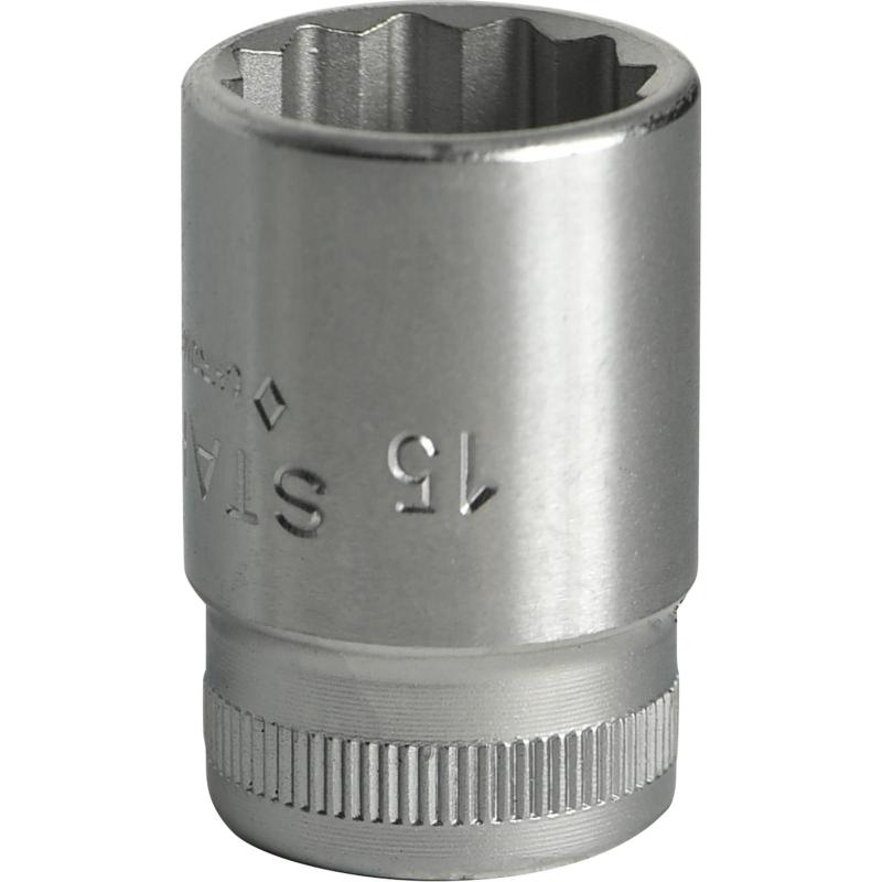 45 15 - Nasadka 3/8" 12-kątna, krótka, metryczna, 15 mm 45 15 - Nasadka 3/8" 12-kątna, krótka, metryczna, 15 mm