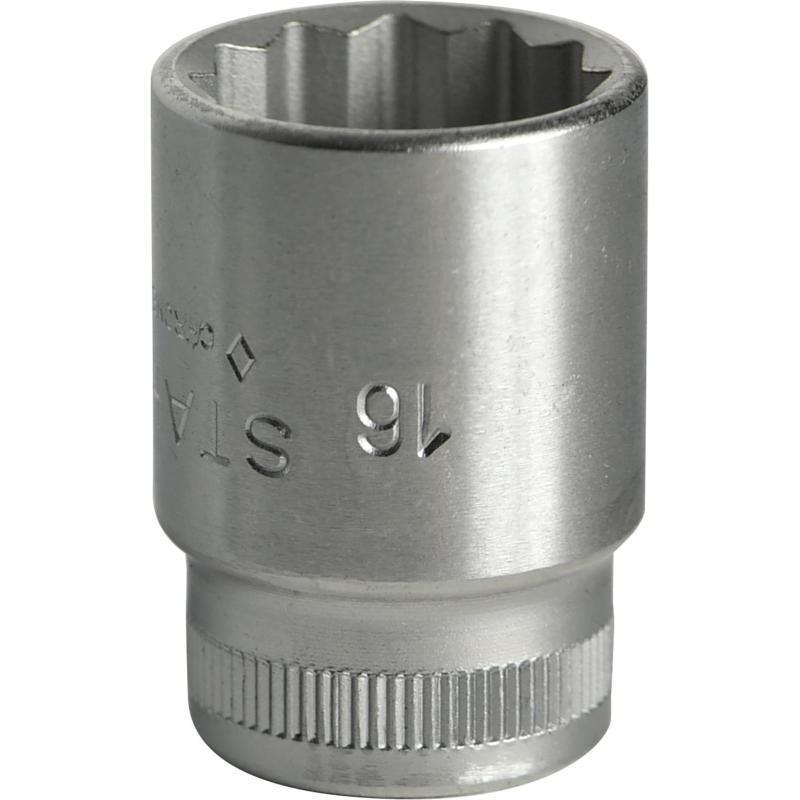 45 16 - Nasadka 3/8" 12-kątna, krótka, metryczna, 16 mm 45 16 - Nasadka 3/8" 12-kątna, krótka, metryczna, 16 mm