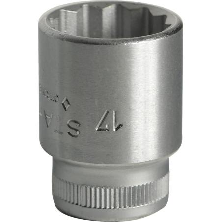 45 17 - Nasadka 3/8" 12-kątna, krótka, metryczna, 17 mm 45 17 - Nasadka 3/8" 12-kątna, krótka, metryczna, 17 mm