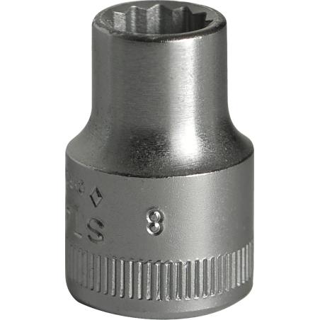 45 8 - Nasadka 3/8" 12-kątna, krótka, metryczna, 8 mm 45 8 - Nasadka 3/8" 12-kątna, krótka, metryczna, 8 mm