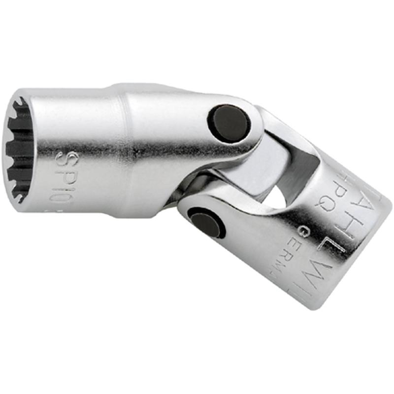 402ASP 10 5/16 - Nasadka przegubowa 1/4" spline 10, 5/16" 402ASP 10 5/16 - Nasadka przegubowa 1/4" spline 10, 5/16"