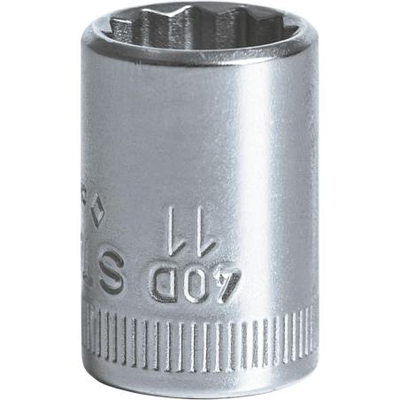 40 D 11 - Nasadka 1/4" 12-kątna, krótka, metryczna, 11 mm 40 D 11 - Nasadka 1/4" 12-kątna, krótka, metryczna, 11 mm