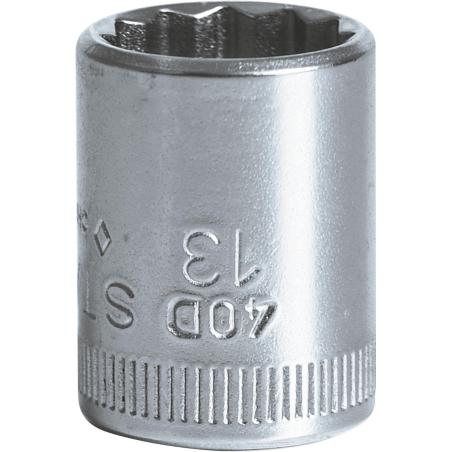 40 D 14 - Nasadka 1/4" 12-kątna, krótka, metryczna, 14 mm 40 D 14 - Nasadka 1/4" 12-kątna, krótka, metryczna, 14 mm
