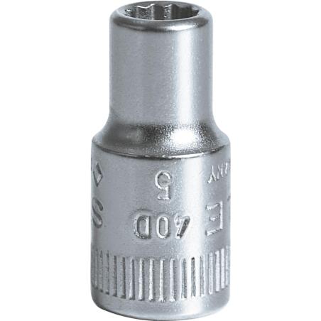 40 D 5,5 - Nasadka 1/4" 12-kątna, krótka, metryczna, 5,5 mm 40 D 5,5 - Nasadka 1/4" 12-kątna, krótka, metryczna, 5,5 mm