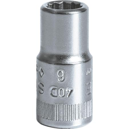40 D 6 - Nasadka 1/4" 12-kątna, krótka, metryczna, 6 mm, 01030006 40 D 6 - Nasadka 1/4" 12-kątna, krótka, metryczna, 6 mm, 01030006