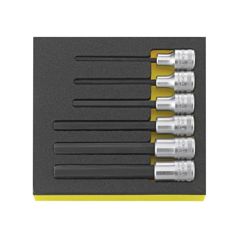 TCS 1054/2054 - Moduł nasadek trzpieniowych 1/2", 5 - 14 mm (6 szt.), wkładka piankowa TCS 1054/2054 - Moduł nasadek trzpieniowych 1/2", 5 - 14 mm (6 szt.), wkładka piankowa
