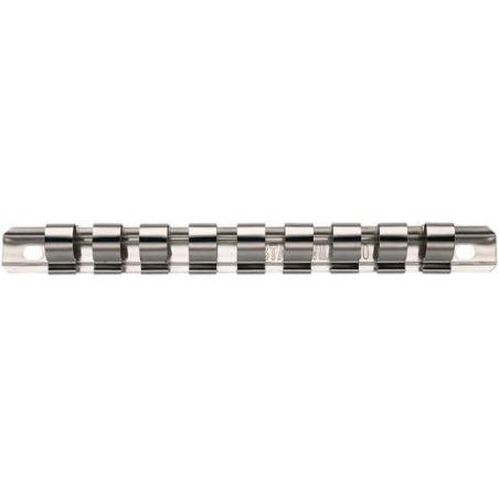 50 CL-1 - Szyna na nasadki 1/2" z 9 zaczepami 50 CL-1 - Szyna na nasadki 1/2" z 9 zaczepami
