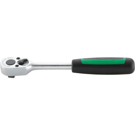 435-2K - Grzechotka 3/8" z 2-komponentową rękojeścią