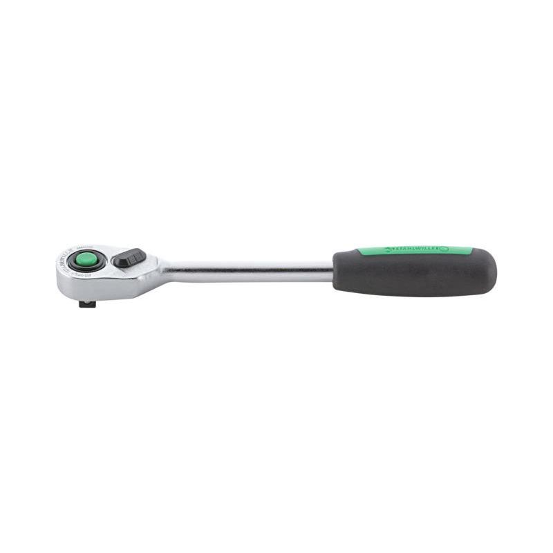 415QRL N - Grzechotka 1/4" długa, QuickRelease, drobnozębowa, z 2-komponentową rękojeścią 415QRL N - Grzechotka 1/4" długa, QuickRelease, drobnozębowa, z 2-komponentową rękojeścią
