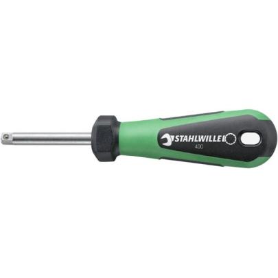 400N - Rękojeść 1/4" z gniazdem czworokątnym, 3K, 150 mm