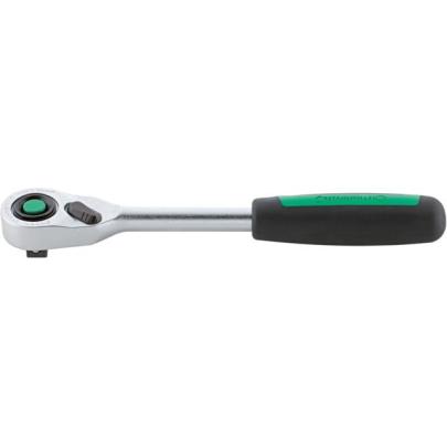 512QR N80 - Grzechotka 1/2" QuickRelease, drobnozębowa, z 2-komponentową rękojeścią