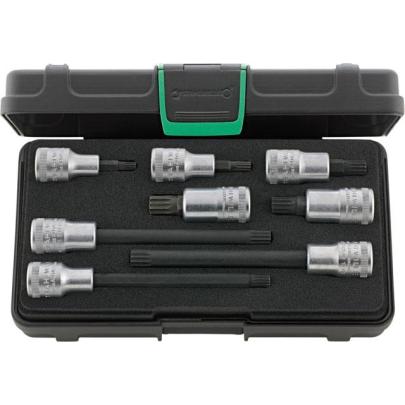 3054X/54X/8 - Zestaw nasadek 1/2" trzpieniowych XZN, M6 - M14 (8 szt.)