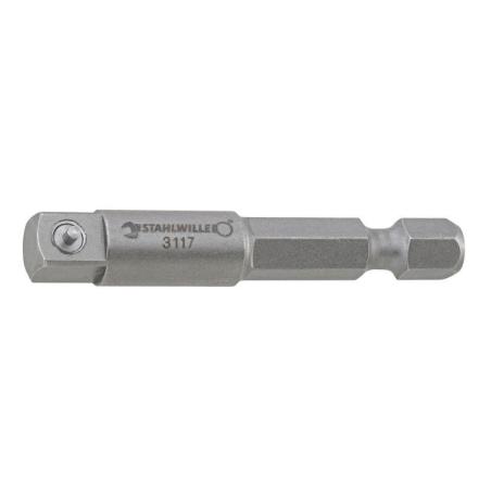 3118 - Uchwyt do nasadek 1/4" Hex - 3/8" kwadrat