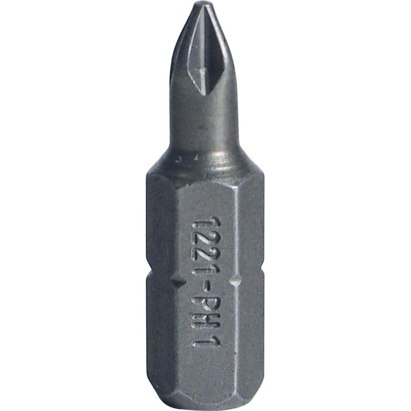 1221 - Bit standardowy do śrub Phillips, PH1 x 25 mm (1 szt.) 1221 - Bit standardowy do śrub Phillips, PH1 x 25 mm (1 szt.)