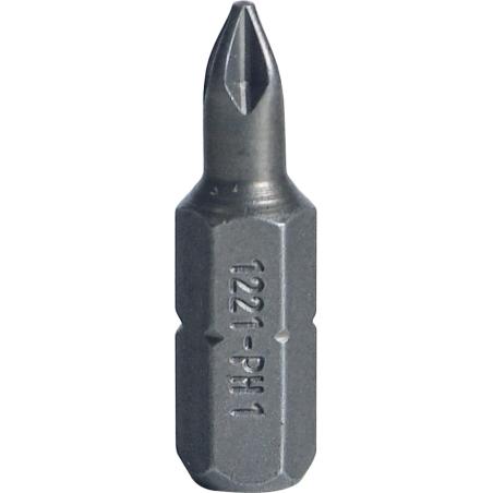 1221 - Bit standardowy do śrub Phillips, PH1 x 25 mm (1 szt.) 1221 - Bit standardowy do śrub Phillips, PH1 x 25 mm (1 szt.)